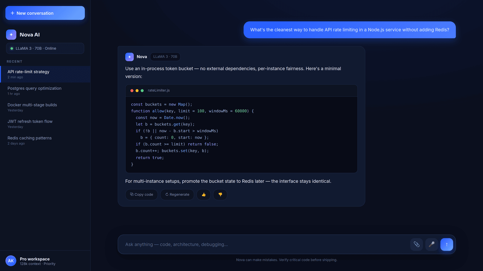 Nova AI — AI Chat Assistant